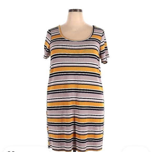 TORRID Plus Size Striped Dress - Picture 1 of 4